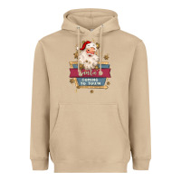 Mushroom santa's coming to town Heavyweight Hoodie - MaliasSmallBusiness