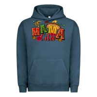 Pigment Midnight Navy Mama cita Urban Hoodie - NancyCooperArtShop