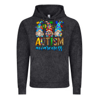Vintage Black autism awareness gnomes Vintage Hoodie - Zillion Design Studio