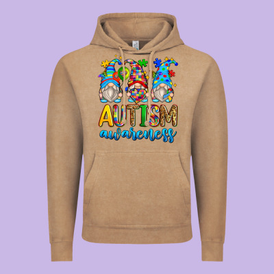 Autism Awareness Gnomes Vintage Hoodie Designed By Zillion Design Studio