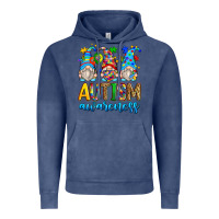 Vintage Denim autism awareness gnomes Vintage Hoodie - Zillion Design Studio