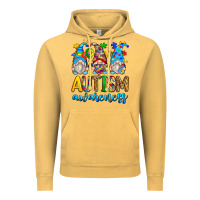 Vintage Mustard autism awareness gnomes Vintage Hoodie - Zillion Design Studio