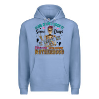 Colony Blue some days i rock it some days it rocks me either w Premium Hoodie - Artiststas