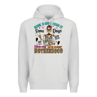 Dove Grey some days i rock it some days it rocks me either w Premium Hoodie - Artiststas