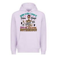 Lilac some days i rock it some days it rocks me either w Premium Hoodie - Artiststas
