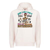 Pale Pink some days i rock it some days it rocks me either w Premium Hoodie - Artiststas