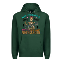 Sports Green some days i rock it some days it rocks me either w Premium Hoodie - Artiststas
