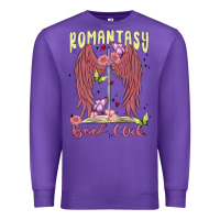 Purple romantasy book club Premium Sweatshirt - MaliasSmallBusiness