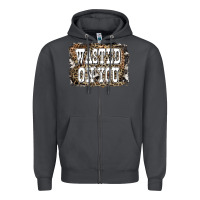 Smoke Western Wasted On You Background Zipper Hoodie - LillyAllenDesigns