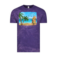 Cloud Purple beach background Vintage Tee - HRA Design Shop
