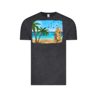 Vintage Black beach background Vintage Tee - HRA Design Shop