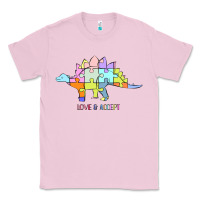 Bubblegum Pink Titi Pretty Art Love And Accept Classic Tee - CowhideDigitalArt