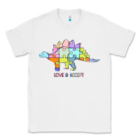 White Titi Pretty Art Love And Accept Classic Tee - CowhideDigitalArt