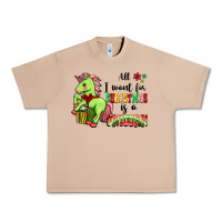 Burro All I Want For Christmas Is A Unicorn Urban Heavy Tee - FaDigitalArtStudio