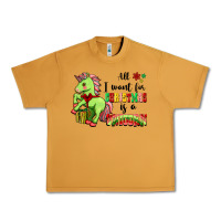 Peanut Butter All I Want For Christmas Is A Unicorn Urban Heavy Tee - FaDigitalArtStudio