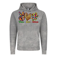 Cloud Rock peace love autism Vintage Hoodie - Zillion Design Studio