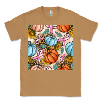 Toasted Coconut breast cancer awareness with pumpkin and leopard seamless pattern Classic Tee - BundleAndBundleShop