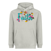 Moon Dust faith with flower and butterfly Heavyweight Hoodie - NancyCooperArtShop