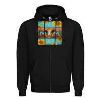 Black hereford cattle mom coaster Zipper Hoodie - Jasminsmagicworld