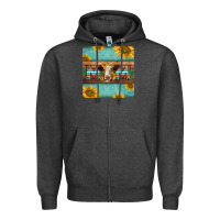 Hereford Cattle Mom Coaster Zipper Hoodie | Teevron