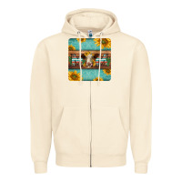 Sandshell hereford cattle mom coaster Zipper Hoodie - Jasminsmagicworld