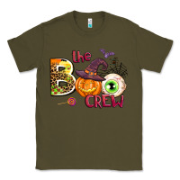 Army Green the boo crew Classic Tee - AdoDesignShop