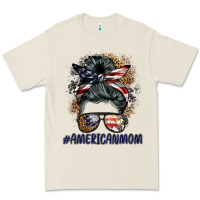 Americanmom Messy Bun Premium Tee | Teevron