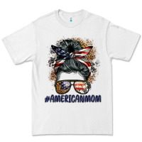 White americanmom messy bun Premium Tee - BarkalooDesign