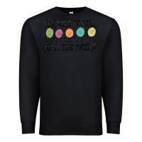 Black ıt's okay to feel all the feels Premium Sweatshirt - MaliasSmallBusiness