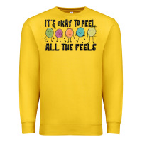 Lemon ıt's okay to feel all the feels Premium Sweatshirt - MaliasSmallBusiness