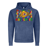 Vintage Denim mom #autism life Vintage Hoodie - Zillion Design Studio