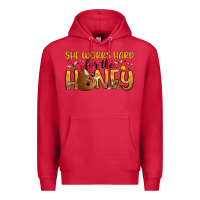 Cardinal she works hard for the honey Premium Hoodie - Artiststas