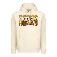 Sandshell she works hard for the honey Premium Hoodie - Artiststas
