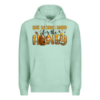Seafoam she works hard for the honey Premium Hoodie - Artiststas