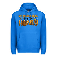 True Royal she works hard for the honey Premium Hoodie - Artiststas