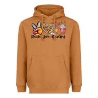 Meerkat peace love nursing Heavyweight Hoodie - MaliasSmallBusiness