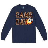 Navy game day soccer Long Sleeve Tee - JahusDesignShop