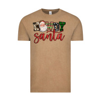 Vintage Coffee howdy santa Vintage Tee - FaDigitalArtStudio