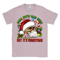 Lilac When You're Dead Inside But It's Christmas Hippie Skeleton Santa Classic Tee - Artiststas