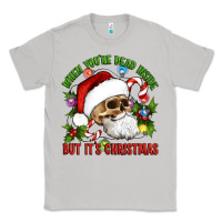 Moon Dust When You're Dead Inside But It's Christmas Hippie Skeleton Santa Classic Tee - Artiststas