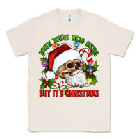 Natural When You're Dead Inside But It's Christmas Hippie Skeleton Santa Classic Tee - Artiststas