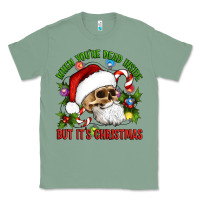 Sage When You're Dead Inside But It's Christmas Hippie Skeleton Santa Classic Tee - Artiststas