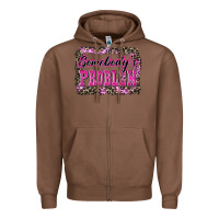 Chestnut Western Somebody's Problem Zipper Hoodie - LillyAllenDesigns