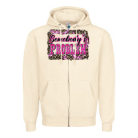 Sandshell Western Somebody's Problem Zipper Hoodie - LillyAllenDesigns
