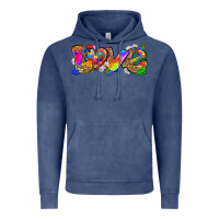 Vintage Denim love autism Vintage Hoodie - Zillion Design Studio