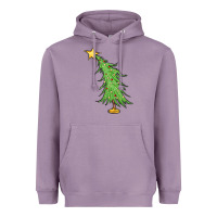 Lavender trendy christmas tree Heavyweight Hoodie - MaliasSmallBusiness