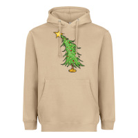 Mushroom trendy christmas tree Heavyweight Hoodie - MaliasSmallBusiness