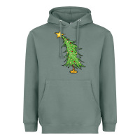 Sage trendy christmas tree Heavyweight Hoodie - MaliasSmallBusiness
