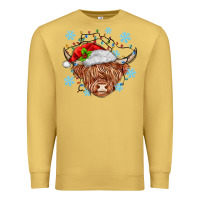 Christmas Cow Premium Sweatshirt | Teevron