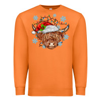 Carrot christmas cow Premium Sweatshirt - MaliasSmallBusiness